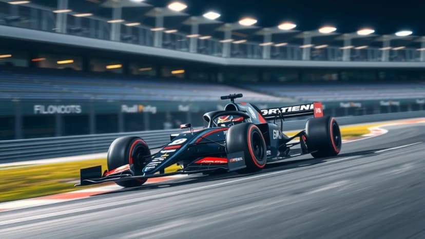 Aston Martin Red Bull körs fort i formel 1