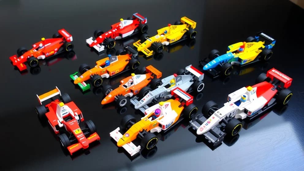 Byggbara Formula 1 Lego bilar för varje fan