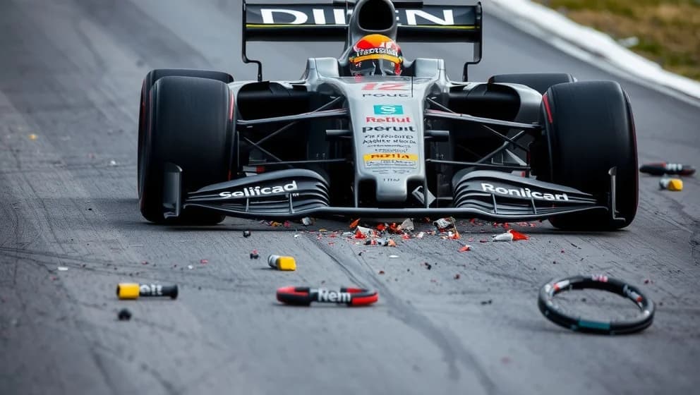 Formel 1 idag krasch och vad som hände