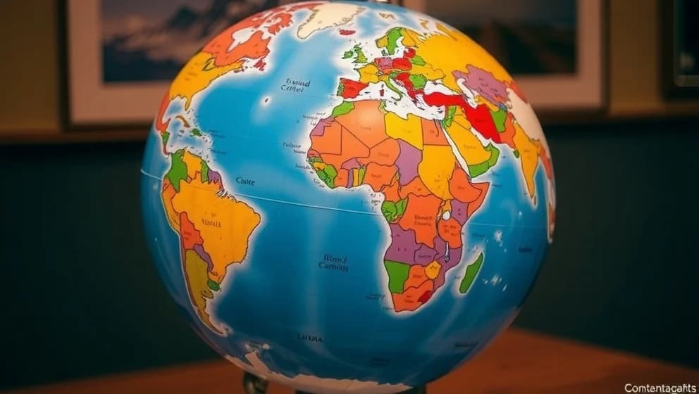 Hur många världsdelar finns det på jorden